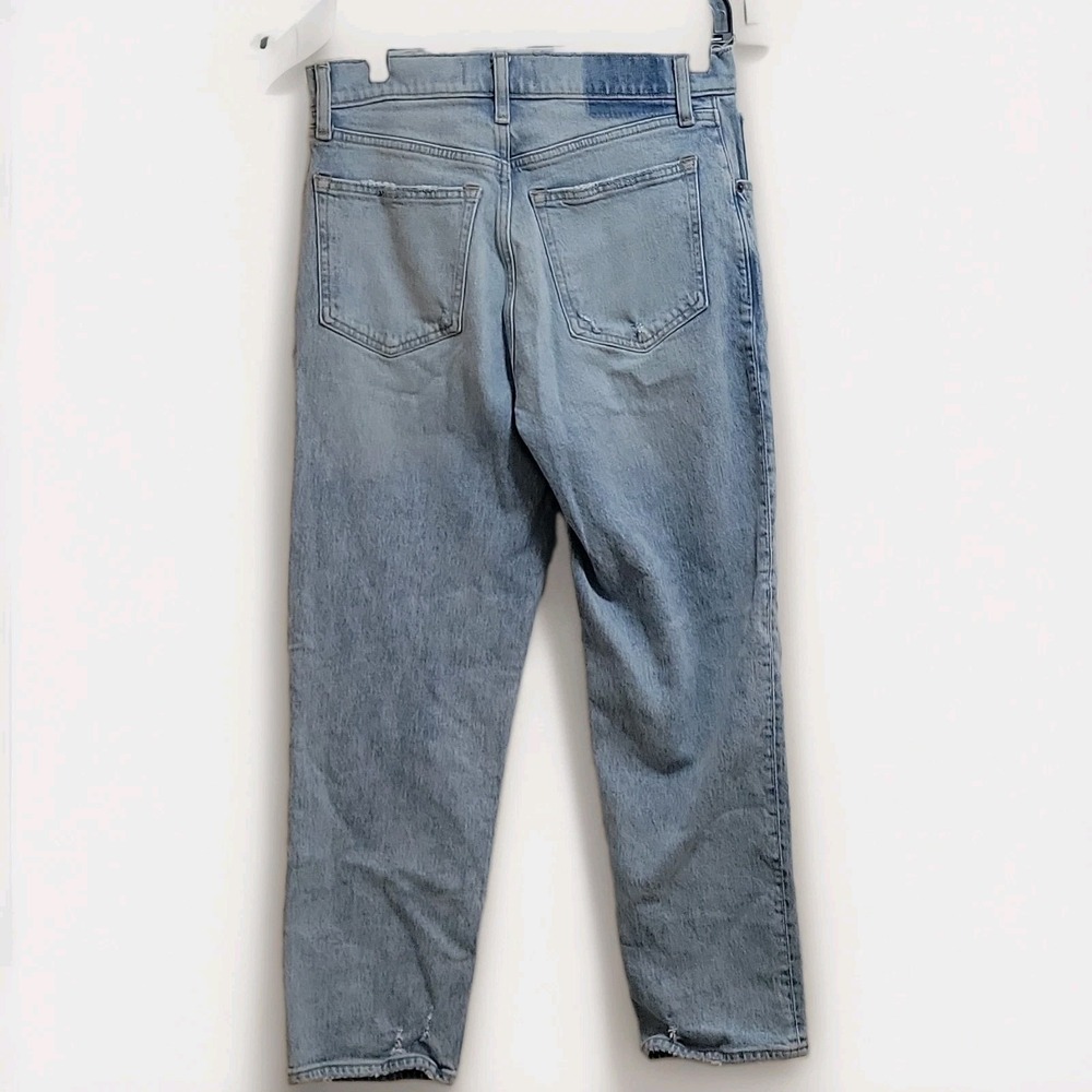 Abercrombie & Fitch 90s Straight Ultra High Rise Jeans Women's 29 Short Light Wa - Picture 2 of 5